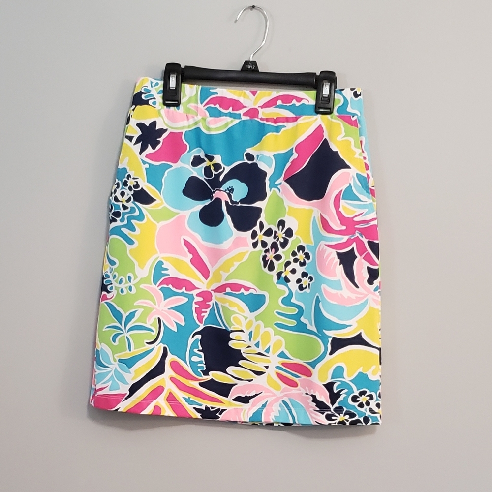 Womens Katherine Way Floral Skirt Size XS Made in the USA